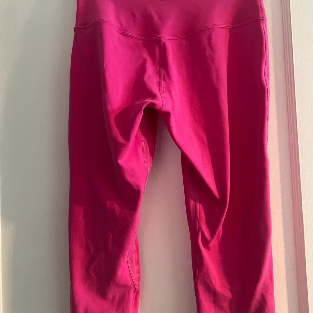 Lululemon Athletica Vibrant Pink Cropped Pants
